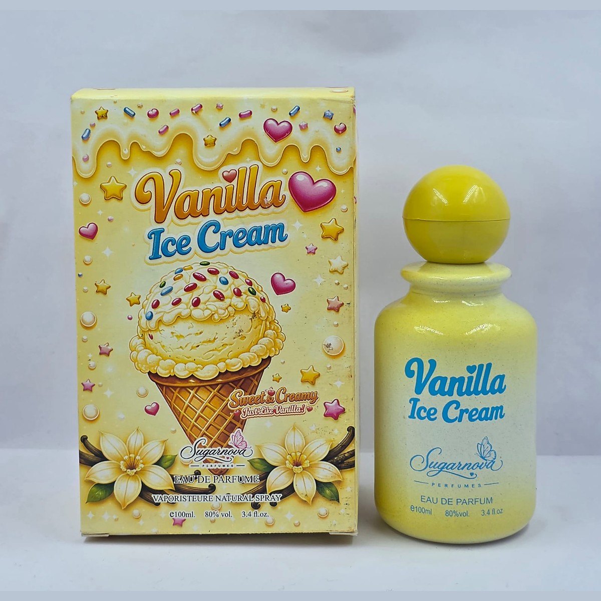 Vanilla Ice Cream perfume 100ml with gift box - Sugarnova